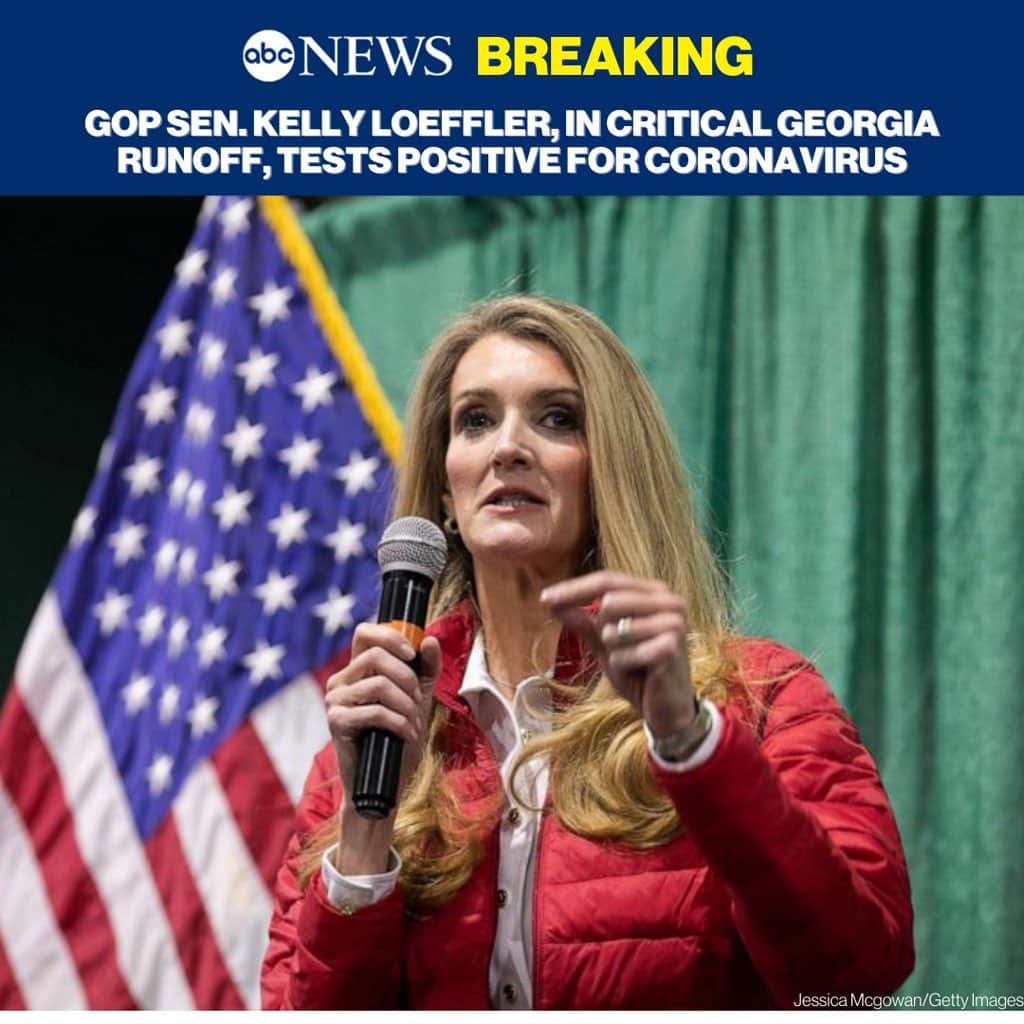 ABC Newsさんのインスタグラム写真 - (ABC NewsInstagram)「BREAKING: GOP Sen. Kelly Loeffler, locked in a runoff battle in Georgia that could determine control of the Senate, has tested positive for COVID-19. MORE AT LINK IN BIO.」11月22日 13時12分 - abcnews