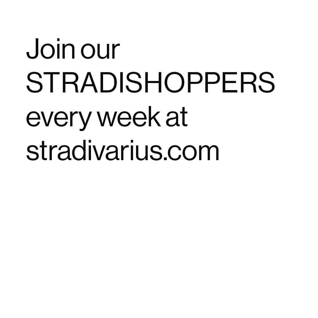 Stradivariusさんのインスタグラム写真 - (StradivariusInstagram)「Join our Stradishoppers every week at stradivarius.com」11月22日 20時00分 - stradivarius