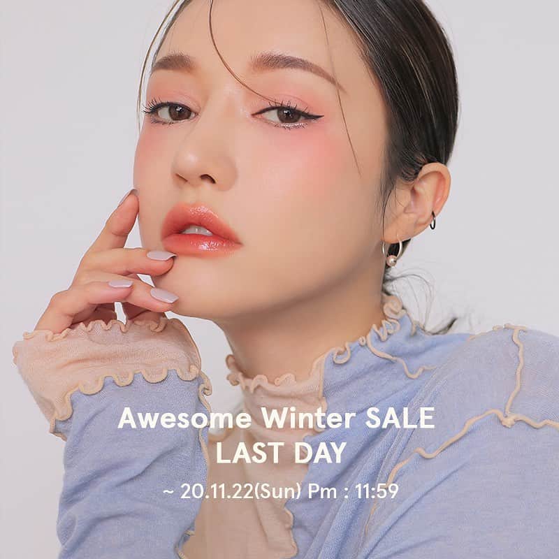 3CE Official Instagramさんのインスタグラム写真 - (3CE Official InstagramInstagram)「Awesome-Winter SALE☃️ 스타일난다 / 3CE / KKXX 겨울 빅 세일은 오늘까지🥰 대상 : 국내 온/오프라인, 해외 온라인몰(올리브영/시코르/면세점 제외) (*일부 품목은 제외 됩니다) - Last day of Winter BIG Sale☃️ Stylenanda / 3CE / KKXX Up to 70% off until today! (*Some items are excluded / Korea standard time) - m.stylenanda.com en.stylenanda.com jp.stylenanda.com cn.stylenanda.com tw.stylenanda.com #Stylenandasale #3CEsale #Wintersale」11月22日 15時47分 - 3ce_official