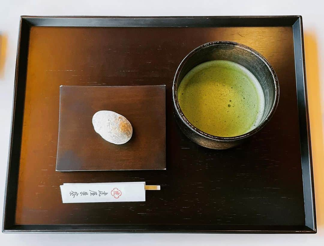 木佐貫まやさんのインスタグラム写真 - (木佐貫まやInstagram)「Matcha time 🍵🤍 Itadakimasu🧏🏽‍♀️」11月22日 15時56分 - maaayaofficial