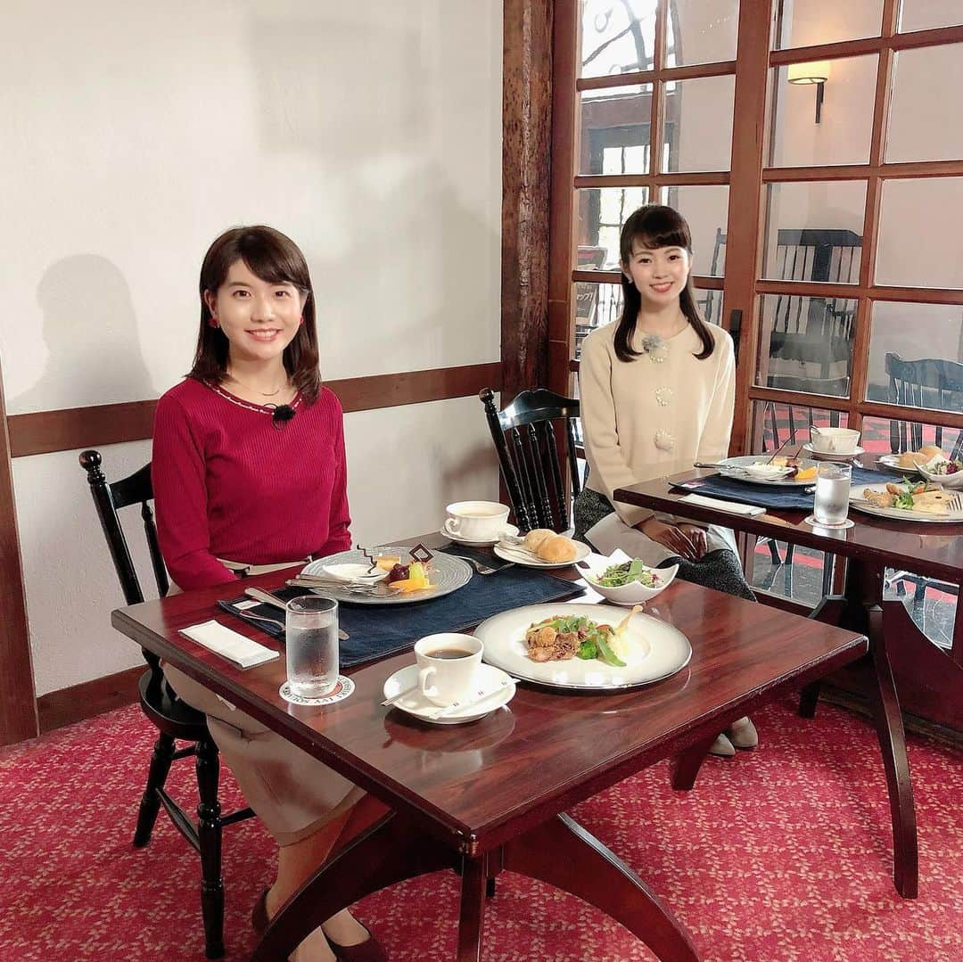 唐川美音さんのインスタグラム写真 - (唐川美音Instagram)「✳︎番組のお知らせ✳︎  「アートと食の饗宴♪ 倉敷でランチいただきます！！」  岡山県倉敷市で開催中の 「秋のランチいただきますスタンプラリー」に 参加の飲食店と、 建物そのものがアートと呼べる 近代化建築を東條アナと巡ります♪ どのランチも絶品でした❤︎  放送はあす 11月23日(月)朝7時12分～(BSテレビ東京)  岡山香川以外にお住まいの方も ぜひご覧ください😊  #アートと食の饗宴倉敷でランチいただきます！ #岡山県倉敷市 #豪華ランチ #アート #倉敷アイビースクエア #レストラン蔦 #魚将軍 #蛸しゃぶ御膳 #久々の2人ロケ #楽しいロケでした #テレビせとうちアナウンサー #東條麻依子 #唐川美音」11月22日 16時10分 - mio_karakawa