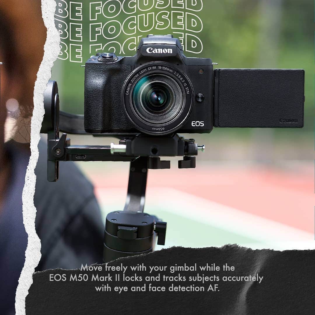 Canon Asiaさんのインスタグラム写真 - (Canon AsiaInstagram)「If you are not in focus, what is your audience focusing on? With eye and face detection AF in the new Canon EOS M50 Mark II mirrorless camera, you’ll always be the center of attention.  Master the art of focus with the new Canon EOS M50 Mark II vlogging camera.  #canon #mirrorlesscamera #vlog #eosm50markii #eosm50 #livestream #vlogging #artofvlog」11月22日 17時06分 - canonasia