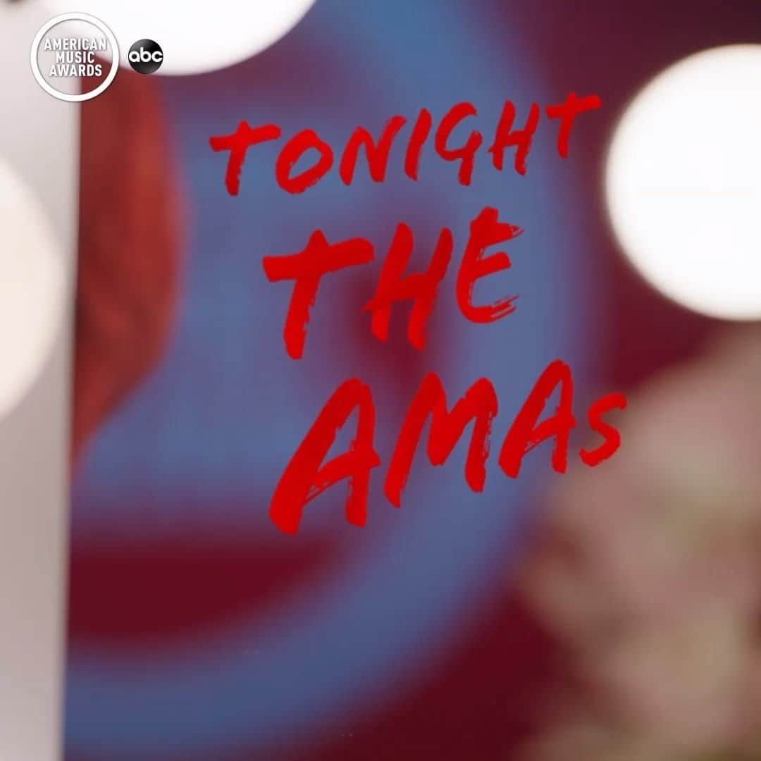 アメリカン・ブロードキャスティング・カンパニーのインスタグラム：「Music's 🌟BIGGEST🌟 names take the #AMAs stage LIVE Tonight at 8|7c on ABC 🎶」