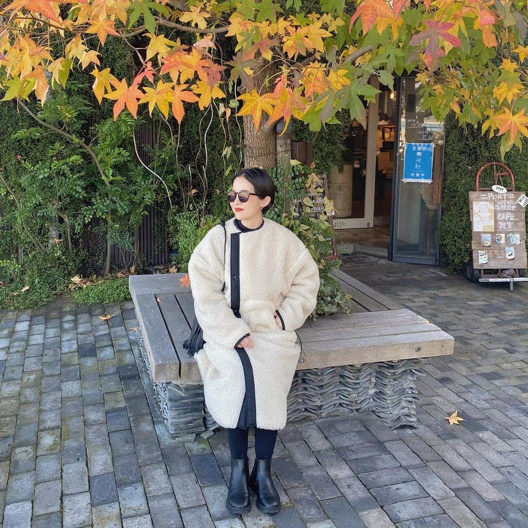 i_am_romikoのインスタグラム：「ずっと行きたかった高松へ🍁 次はゆっくり直島にも行きたいな！ #ootd」
