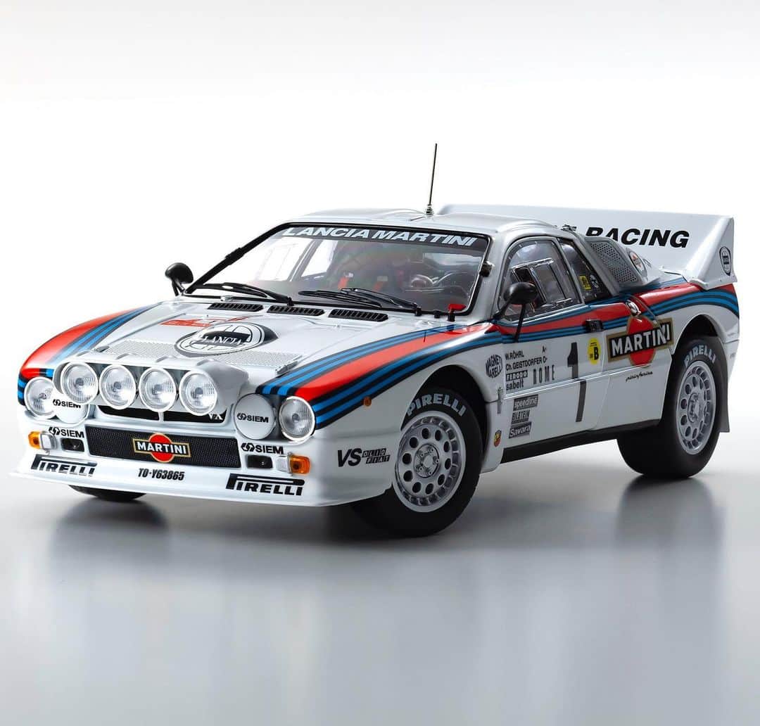 kyosho_official_minicar toysさんのインスタグラム写真 - (kyosho_official_minicar toysInstagram)「. 1/18scale Lancia Rally 037 1983 Monte Carlo # 1 (clear coat finish) [No.KS08306A] #kyosho #lancia #delta #lanciadelta #lanciarally #lanciaracing #retromobile #classiccar #carsofinstagram #martiniracing #wrc #vintagecar #rallycar #italy #ilovelancia #rallylegend #evolution #motorsport #lanciamartini #deltone #deltaintegrale #automotivephotography #ランチア #ラリー  www.kyosho.com」11月22日 18時04分 - kyosho_official_minicar_toys