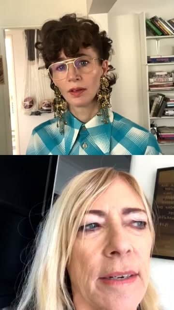 のインスタグラム：「On Gucci's Instagram Live, @mirandajuly, Kim Gordon @kimletgordon and @curtisharding shared their thoughts on Episode 7 ‘A Nightly Walk’ from ‘Ouverture Of Something That Never Ended’ directed by @gus_van_sant and @alessandro_michele and featuring the House's new collection. Discover more about the GucciFest fashion and film festival through link in bio or on @gucci. #GucciOuverture #GucciFest #AlessandroMichele」