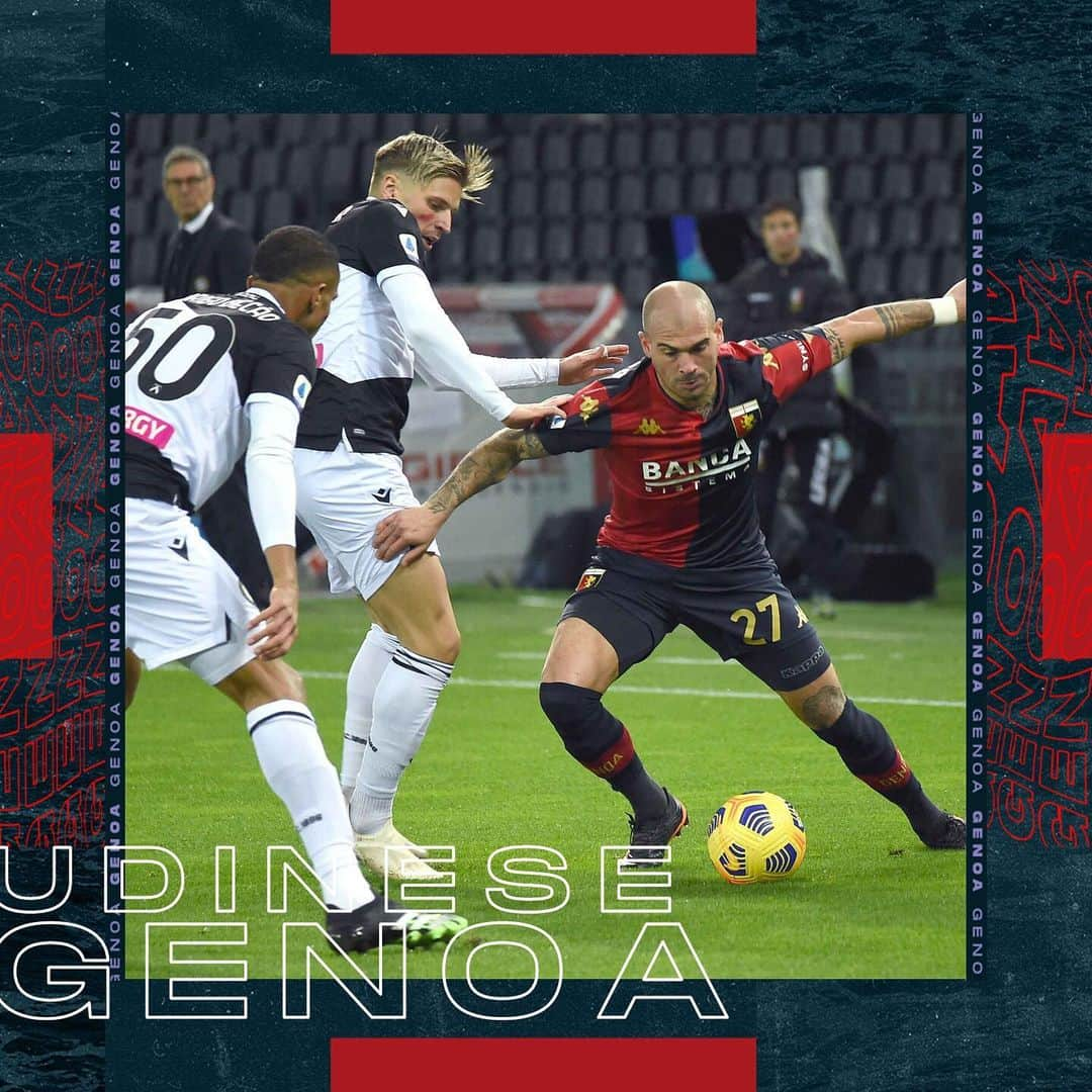 ジェノアCFCさんのインスタグラム写真 - (ジェノアCFCInstagram)「⚽️ #UdineseGenoa」11月23日 4時06分 - genoacfc