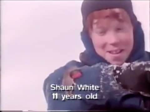 ショーン・ホワイトのインスタグラム：「One of my favorite video parts from way back🤘🏻Who remembers this kid ?」