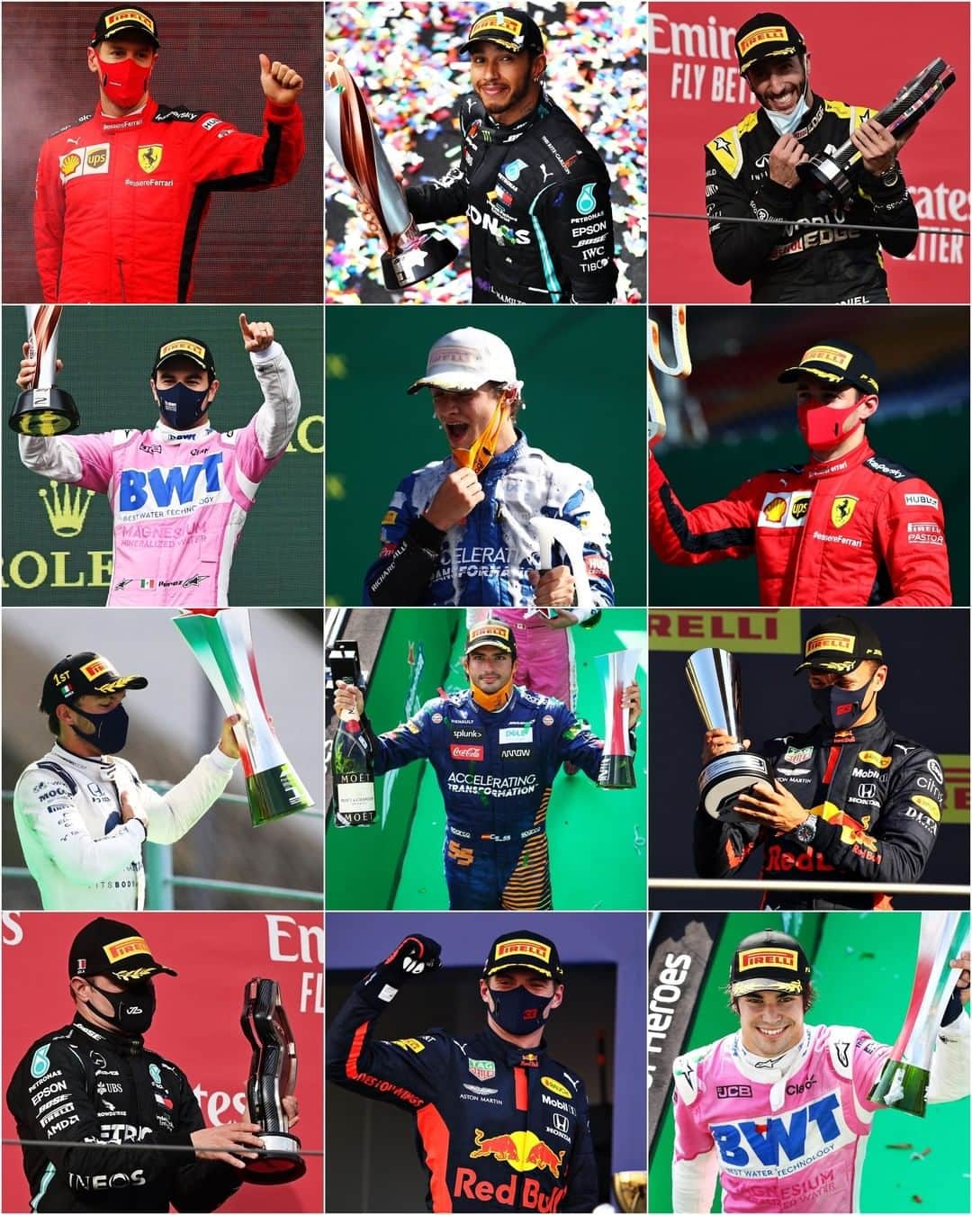 F1さんのインスタグラム写真 - (F1Instagram)「1️⃣2️⃣ different podium sitters in 2020! 🙌  Sergio Perez and Sebastian Vettel were the most recent additions to the club after finishing second and third respectively at the Turkish Grand Prix. Who will be next? 🤔✍️   #Formula1 #F1」11月22日 20時22分 - f1