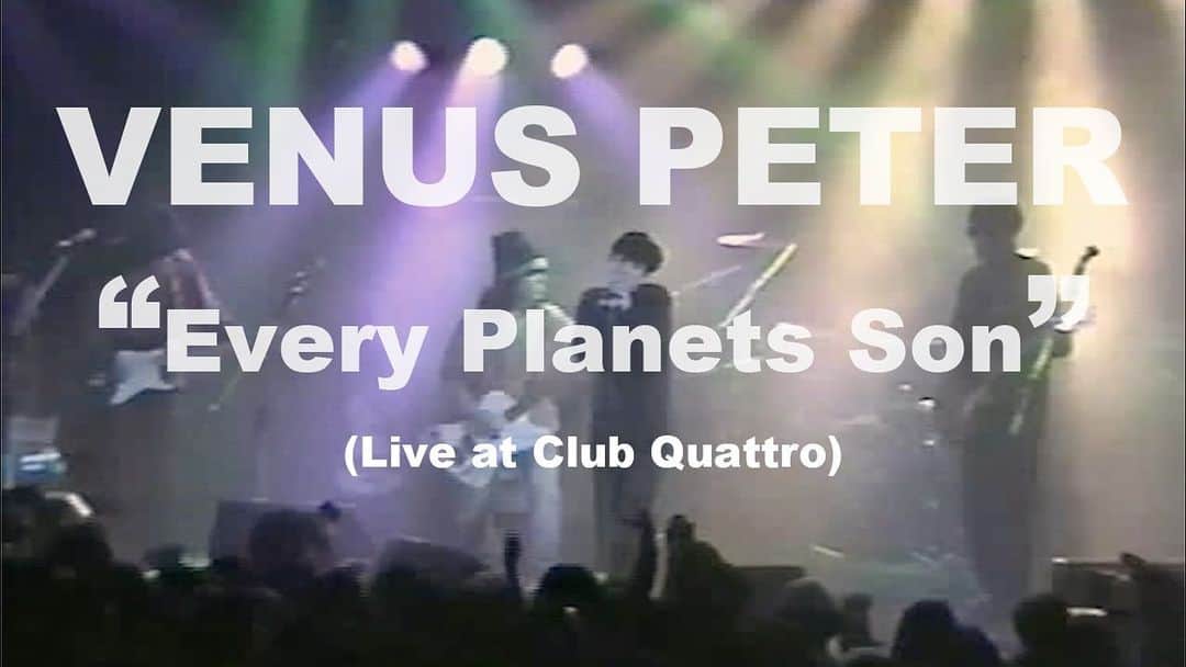 沖野俊太郎のインスタグラム：「【LIVE】Venus Peter - Every Planets Son @ Club Quattro (Feb 6th,1994) youtu.be/Aa30EGTXVO4」