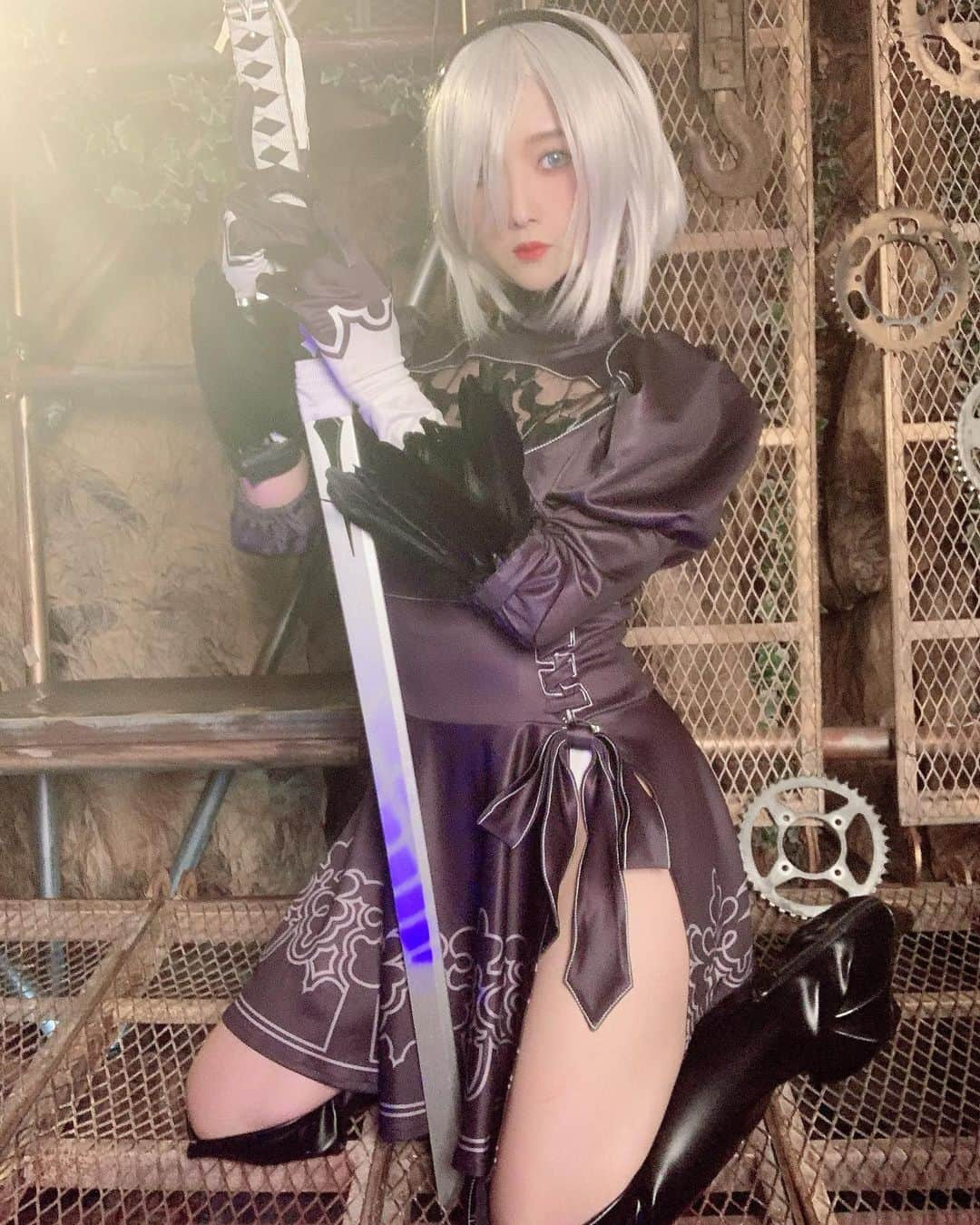 大槻ひびきさんのインスタグラム写真 - (大槻ひびきInstagram)「NieR:Automata 2B  #nierautomata  #2b #コスホリック」11月22日 22時18分 - yanhibi0221