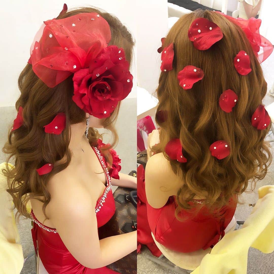 一条あやなのインスタグラム：「. バースデー2日目のヘアセット❤️ にしぴの全部手作り❤️ あやながいつも通ってるヘアセット❤️ . #ヘアセット #バースデー #バースデーイベント #グラマラス #錦 #錦3 #名古屋 #栄 #金山 #岐阜 #柳ヶ瀬 #すすきの #歌舞伎 #六本木 #中洲 #キャバクラ #キャバ嬢 #キャバ #夜職 #水商売 #一条あやな #instagood #follow #followme #glamorous」