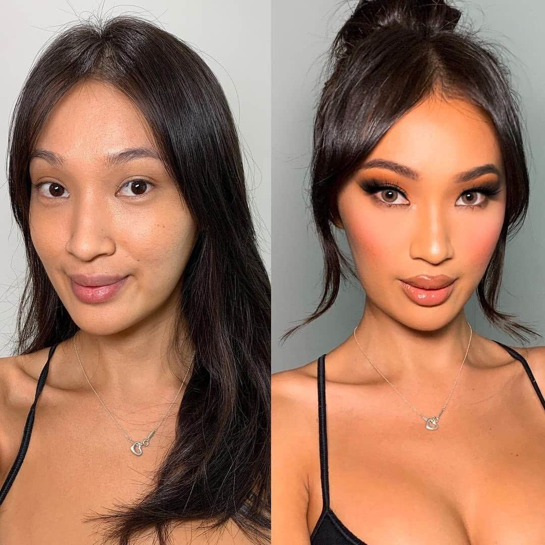 Huda Kattanさんのインスタグラム写真 - (Huda KattanInstagram)「OMG these Khaki #hazeobsessions transformations by the talented @makeupsang are insane!! So so GORG! Ft. @anthia.mo, @_elianaguam, @baeryl, & @itssangtime」11月22日 23時59分 - hudabeauty