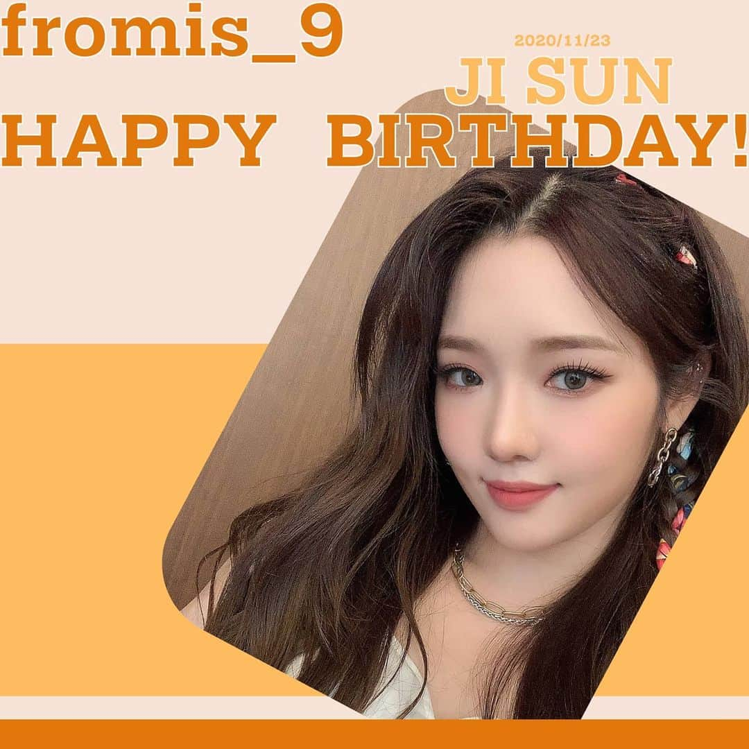 Mnetさんのインスタグラム写真 - (MnetInstagram)「ㅤㅤ ㅤㅤ ㅤ [#fromis_9 🎉] 201123 HAPPY BIRTHDAY TO JISUN  플로버의 상큼한 미소천사💘 #프로미스나인 #지선 의 생일을 축하합니다!  #HAPPY_JISUN_DAY #노지선」11月23日 0時00分 - officialfromis_9