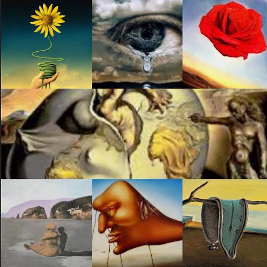 Giovanna Antonelliのインスタグラム：「Salvador  Dalí  foi um  pintor espanhol, conhecido pelo seu trabalho surrealista. O trabalho de Dalí chama a atenção pela incrível combinação de imagens bizarras, oníricas, com excelente qualidade plástica. Dalí foi influenciado pelos mestres do classicismo! #dali #genio #apaixonada #arte」