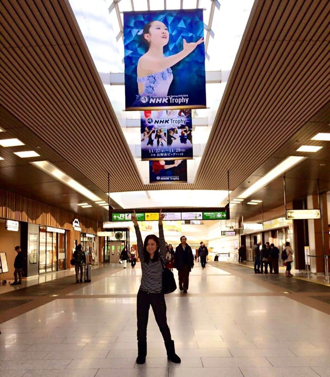 木原万莉子のインスタグラム：「2015-16 NHK Trophy⛸ ・ ・ Finally I can say that is good memory and experience of me. ・ #nhk杯#nhktrophy」