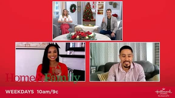 ロッチェル・エイツのインスタグラム：「Tune in to Home & Family Monday at 10am/9c on Hallmark Channel! Thank you for having us on! @homeandfamilytv @hallmarkchannel  #homeandfamilytv #hallmarkchannel @therealmarktaylor7  o  Please note, if you are a DirectTV subscriber on the West coast, the episode will air 7am PT」