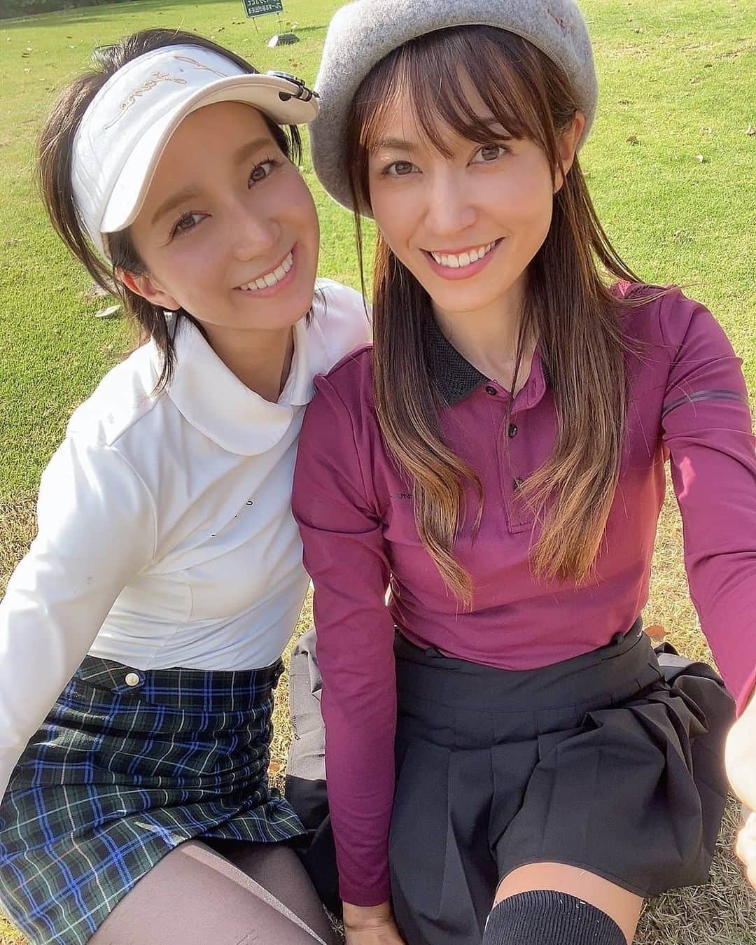 J.JANE JAPANさんのインスタグラム写真 - (J.JANE JAPANInstagram)「着用コーディネートの参考に♡ . 左 Ruffle Round T-shirt（White） ¥25,000 . Check Shirring Skirt（Green） ¥22,000 . 右 Slim Liner T-Shirt (Purple) ¥22,000 . Leather Belt Skirt（Black） ¥25,200 . . #golf#골프 #ゴルフ#golfwear #j_jane #j_jane_golf #スポーツ#golfswing #ドライバー#アイアン#golf#fashion#韓国ファッション#ゴルフ好き#golfing#golfer #ゴルフウエア #ゴルフスイング#ゴルフ女子#ゴルフ男子#トレーニング#ゴルフ部#ゴルフ初心者#打ちっ放し#パター練習#コンペ」11月23日 13時01分 - j.jane_japan