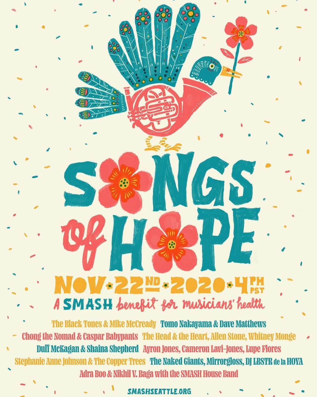 ダフ・マッケイガンさんのインスタグラム写真 - (ダフ・マッケイガンInstagram)「Today at 4:00PM pacific please check out A SMASH Benefit: Songs of Hope! This is a benefit event for Musicians' Health.   RSVP: smashseattle.org」11月23日 6時52分 - duffmckagan