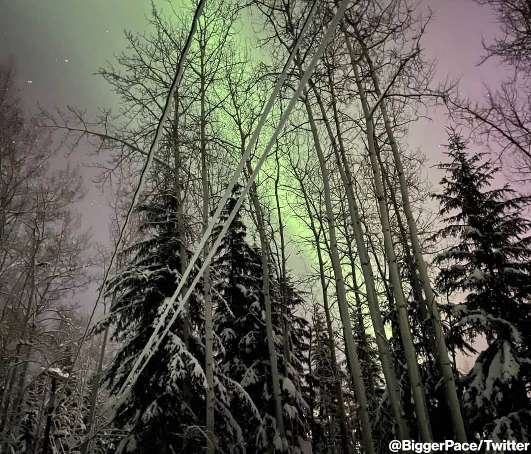 ABC Newsさんのインスタグラム写真 - (ABC NewsInstagram)「Light in the sky: Photos capture Saturday night's stunning Aurora Borealis over Alaska.」11月23日 7時30分 - abcnews