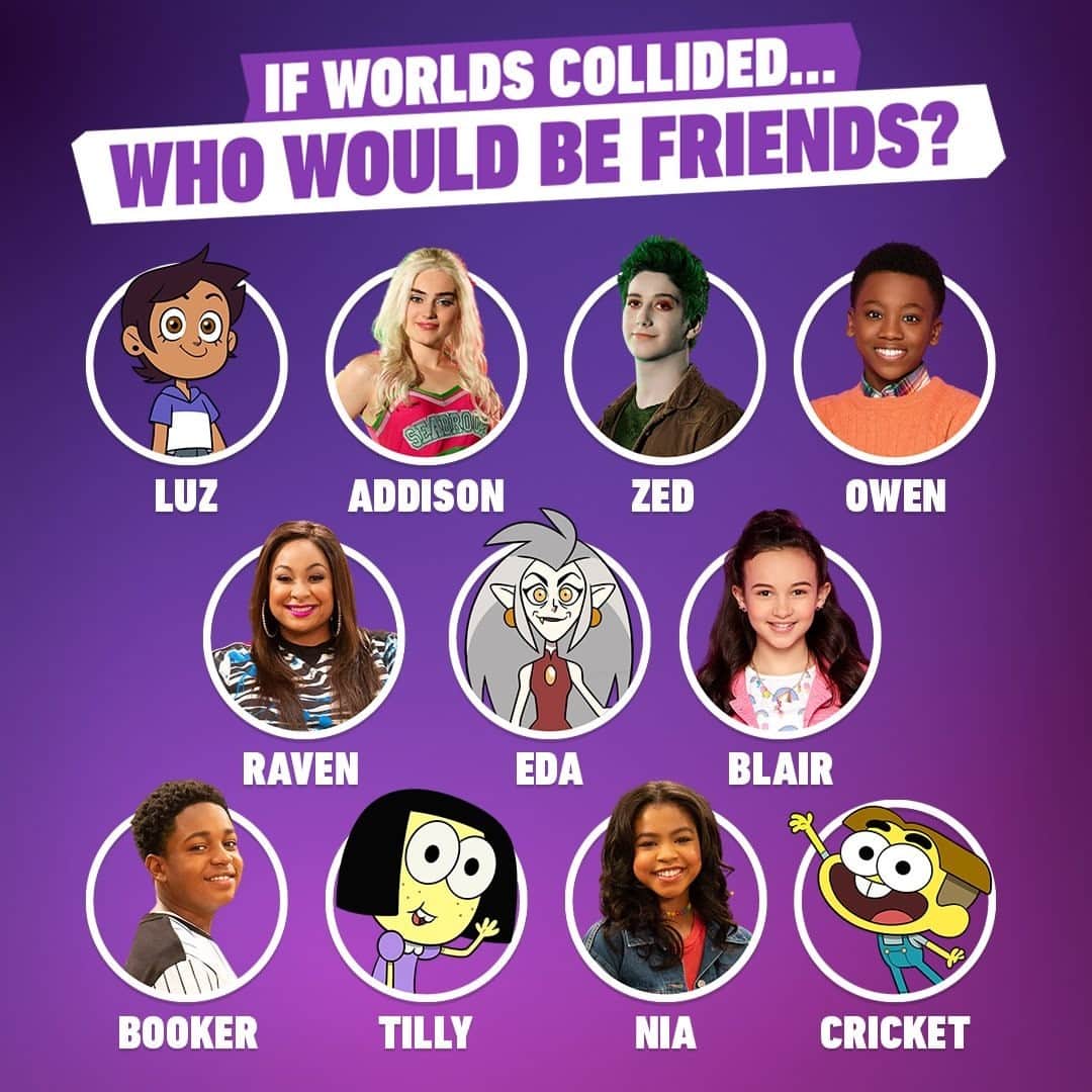 Disney Channelさんのインスタグラム写真 - (Disney ChannelInstagram)「Character mash-up!  Let us know who you think would make a great bestie pairing 🤯🌍 #WatchOnDisneyChannel」11月23日 8時00分 - disneychannel