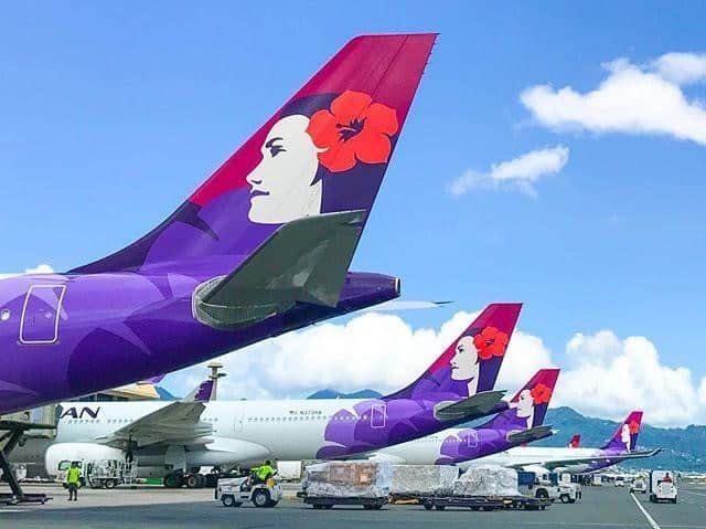 ハワイアン航空のインスタグラム