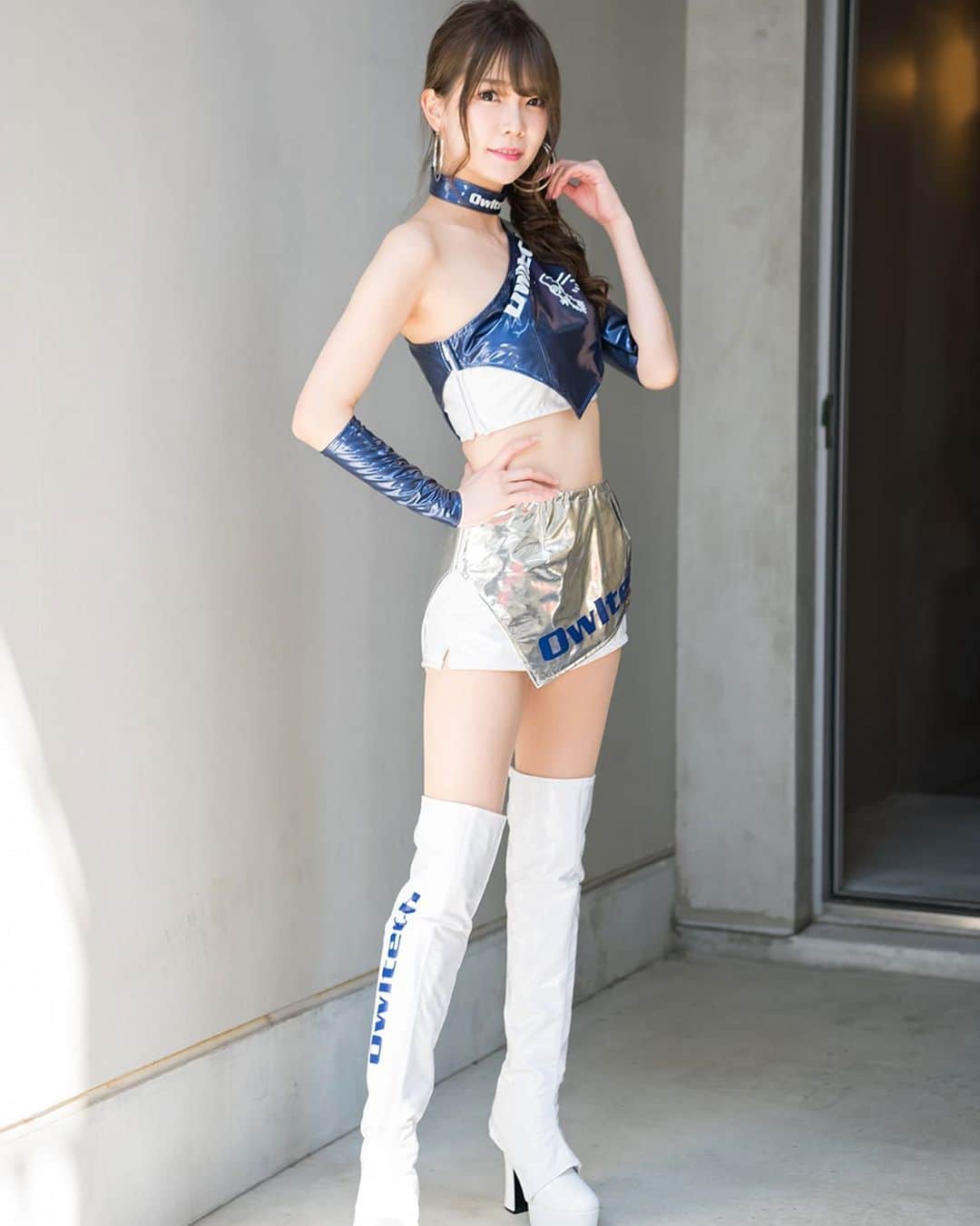 武田美憂のインスタグラム：「. @galsparadise_web  さん ありがとうございます🤍 . 今週末はSuper GT最終戦！ TGR TEAM SARDへの応援を あつくあつくあつく！ よろしくお願いいたします！💙🤍 . #オウルテックレディ #sgt #supergt #owltech #tgrteamsard #sard #いいねしてね #portrait #portraitphotography #model #japanesegirl  #racequeen #レースクイーン #グラビア #水着 #ハウススタジオ #被写体モデル #被写体 #モデル #作品撮り #ポトレ #ポートレート #followme」