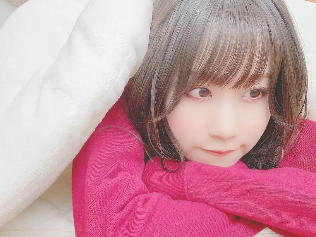 八木沙季のインスタグラム：「☺️☺️ . こたつが大好きです！！！！！ .」