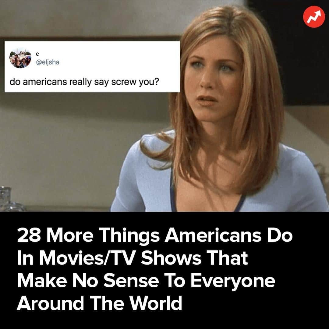 BuzzFeedさんのインスタグラム写真 - (BuzzFeedInstagram)「Every few months we post a list of misconceptions and assumptions people have about Americans based on TV shows and movies. Today, we'll look at even more of those things. Link in bio 👆」11月23日 13時30分 - buzzfeed