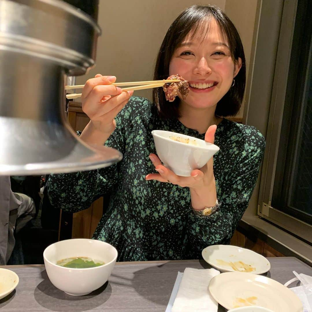 久冨慶子さんのインスタグラム写真 - (久冨慶子Instagram)「・ 遠征前に夫婦で焼肉🥩 久しぶりの焼肉！！！ それはそれは美味しかったです！ ＊ ＊ #ある日のご飯 #焼肉 #おいしそうに撮るのが苦手 #沢山写真撮ってくれました」11月23日 12時41分 - keiko0hisatomi