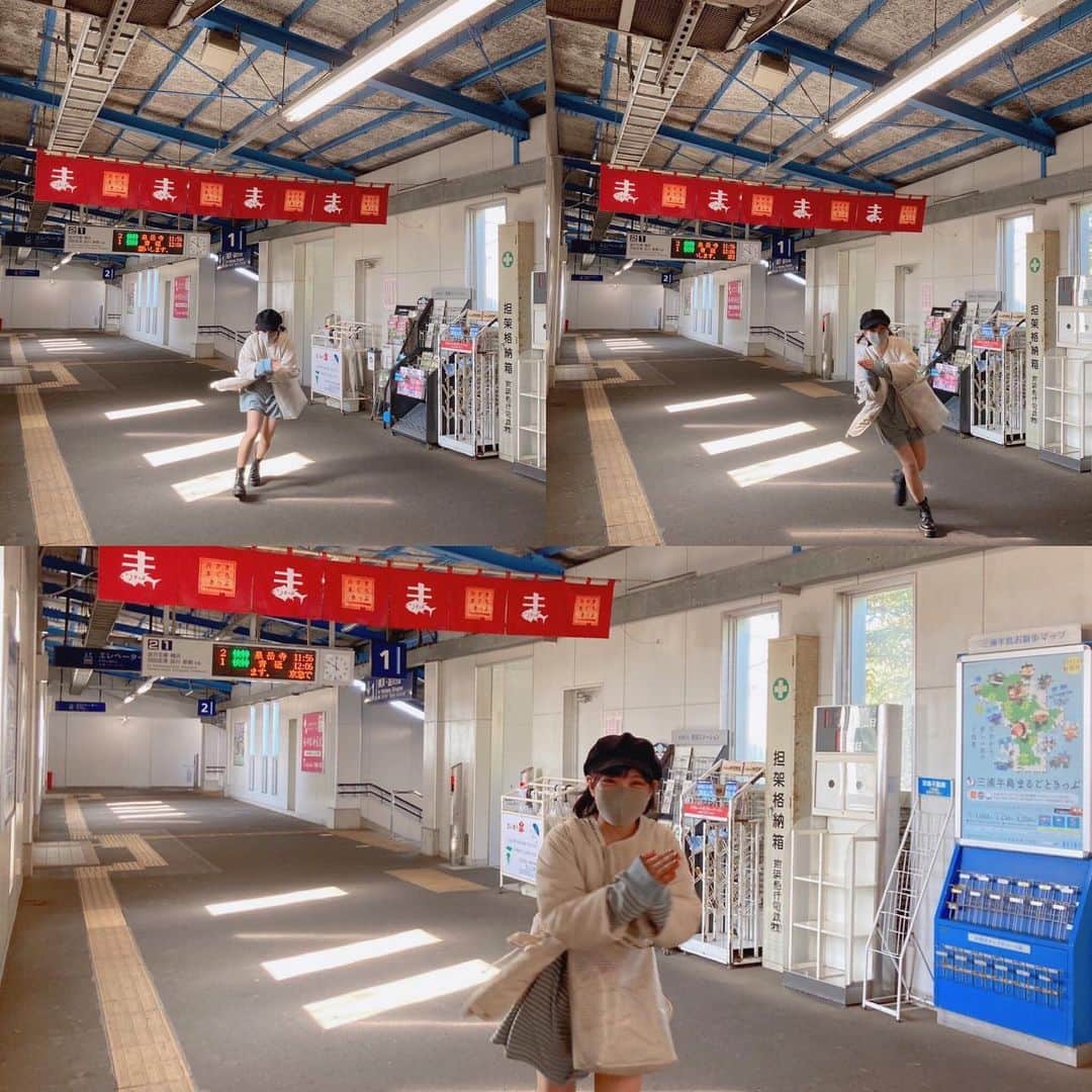幹葉（スピラ・スピカ）さんのインスタグラム写真 - (幹葉（スピラ・スピカ）Instagram)「幹葉の京急電鉄でぶらり旅🚃  京急に乗って、まずは三崎口駅へ！ 三崎マグロ駅や〜🐟🐟🐟  思い出📷📹いっぱい更新していきますっ お付き合いください(•ᵕᴗᵕ•)  #fmyokohama #とれせん #鉄道王決定戦 #スピモリ #幹葉の京急電鉄でぶらり旅 #神奈川 #三崎口 #マグロ #京急電鉄 #京急 #KEIKYUforYOU #三浦半島 #みさきまぐろきっぷ」11月23日 23時46分 - kanbajyanaiyo