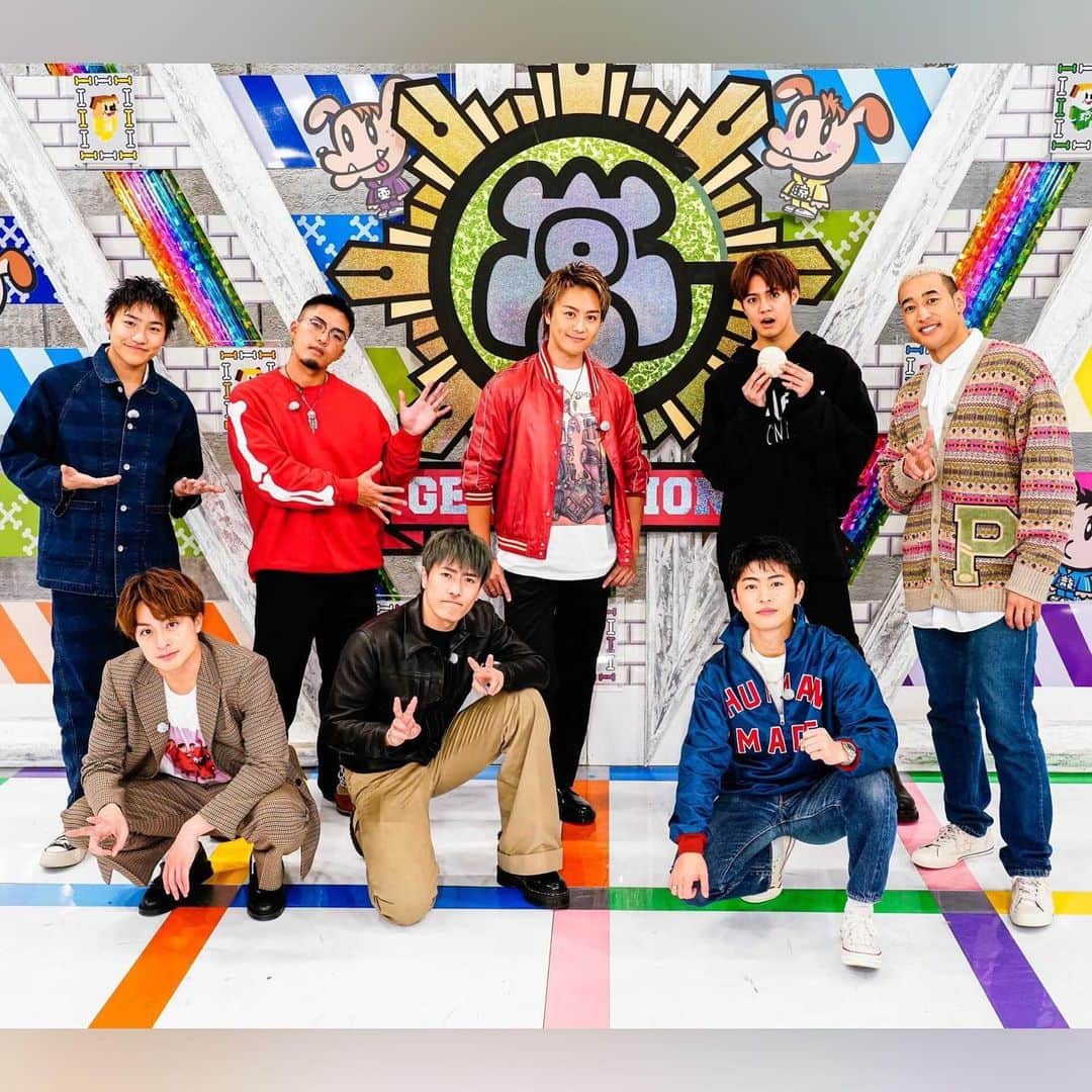 GENERATIONS高校TVのインスタグラム：「GENE高2時間生放送スペシャル✨﻿ ﻿ EXILE TAKAHIROさん﻿ 遊びに来てくれて﻿ ありがとうございました😊﻿ ﻿ TAKAHIROさんとのバトルに﻿ GENEもおおはしゃぎ！﻿ ﻿ GENEがTAKAHIROさんに﻿ 叶えてもらった素敵なお願いは﻿ 放送でチェックしてね📺﻿ ﻿ 公式Twitter﻿ @gene_kou で検索🔍﻿ -----------------------------------﻿ #gene高 #ジェネ高 #generations高校tv #gene #generations #ジェネ #ジェネレーションズ #generationsfromexiletribe #ldh﻿ #白濱亜嵐 #片寄涼太 #数原龍友 #小森隼 #佐野玲於 #関口メンディー #中務裕太 #ジェネ犬 #GENE8周年 #GENEデビュー8周年 #GENERATIONS8thAnniversary #EXILETAKAHIRO」