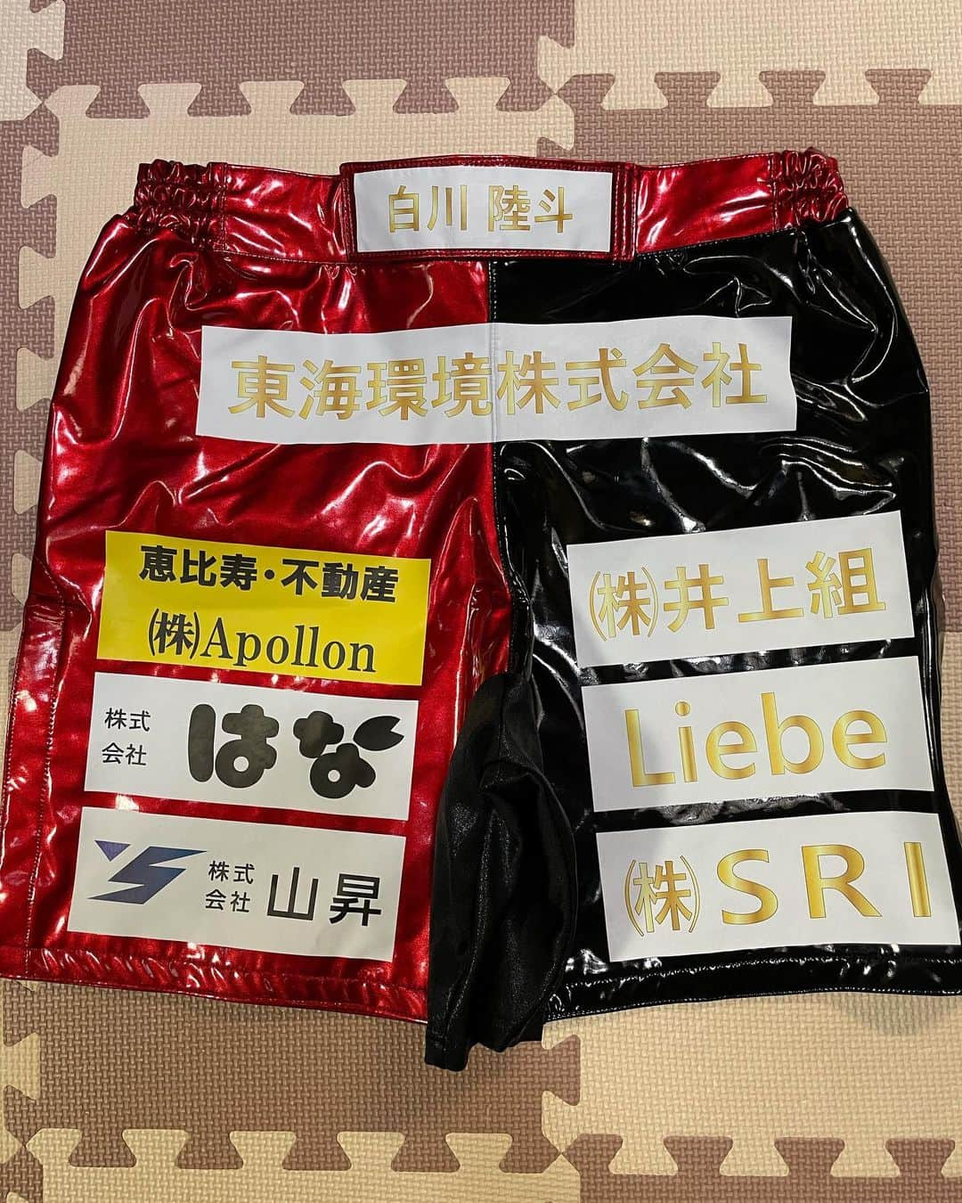 白川陸斗のインスタグラム：「. RIZIN25の試合に当たり 協賛して頂いた企業様 本当にありがとうございました。  東海環境株式会社　様  鬼丸ホーム　様  株式会社はな　様  （株）Apollon 様  （株）井上組　様  Liebe 様  （株）SRI 様  （株）山昇　様  Bar PG 様  カラダコンディショニング　ミツ　様  工務店　おかね　様  焼肉　こじま　様  焼肉　牛王　様  Earth Paint 様  N project  （株）SUGAR PIT 様  清水コーティング　様」