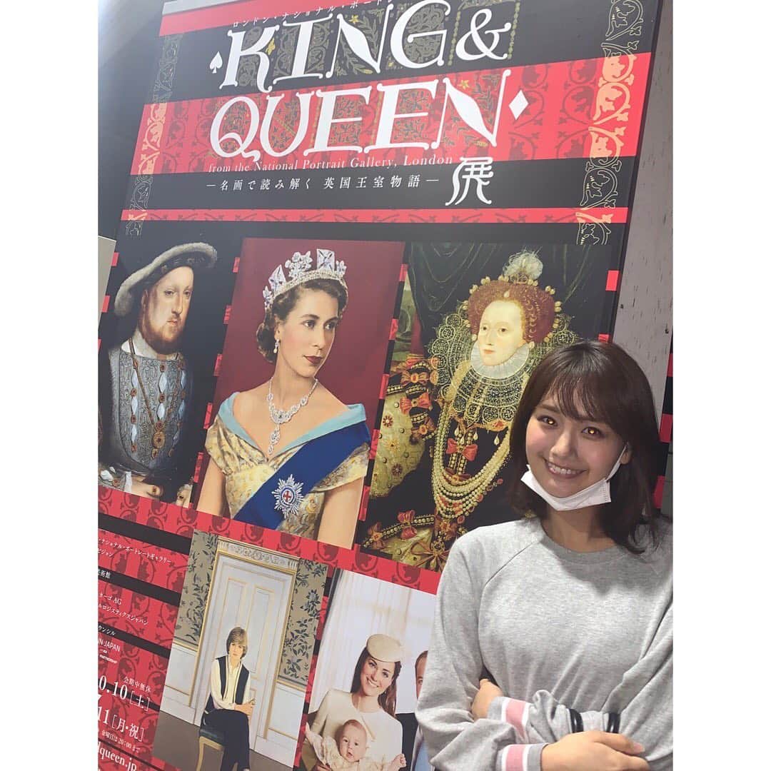 井上清華さんのインスタグラム写真 - (井上清華Instagram)「少し前ですが、 #KING&QUEEN展 へ！  半年程前からずっと楽しみにしていたんです。 肖像画で見ていく長い歴史は、厳かで華やかで、 王室好きとしては、至福の空間でした🥺  しばらくはイギリスドラマ漬け🇬🇧」11月23日 16時26分 - seika_inoue