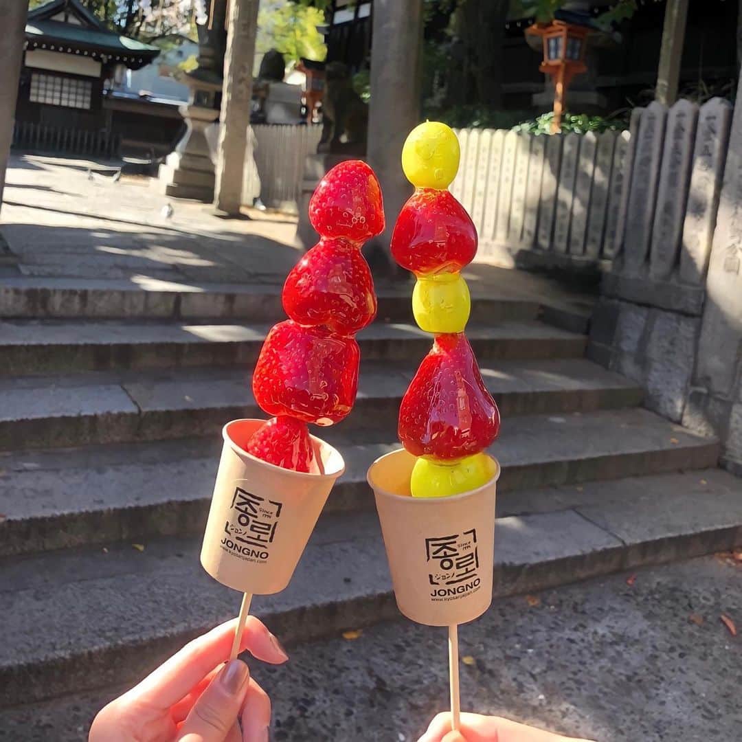 小川沙樹のインスタグラム：「今日は先日撮影で行かせていただいた場所の食べ物スペシャル🤤（最後だけ食べ物じゃないです笑）  ①ジョンノ（御幸通商店街） ②太田屋（石切参道商店街） ③いも屋Nanban（岡町商店街） ④NAKAO FACTORY WORKS（千日前道具屋筋商店街）」