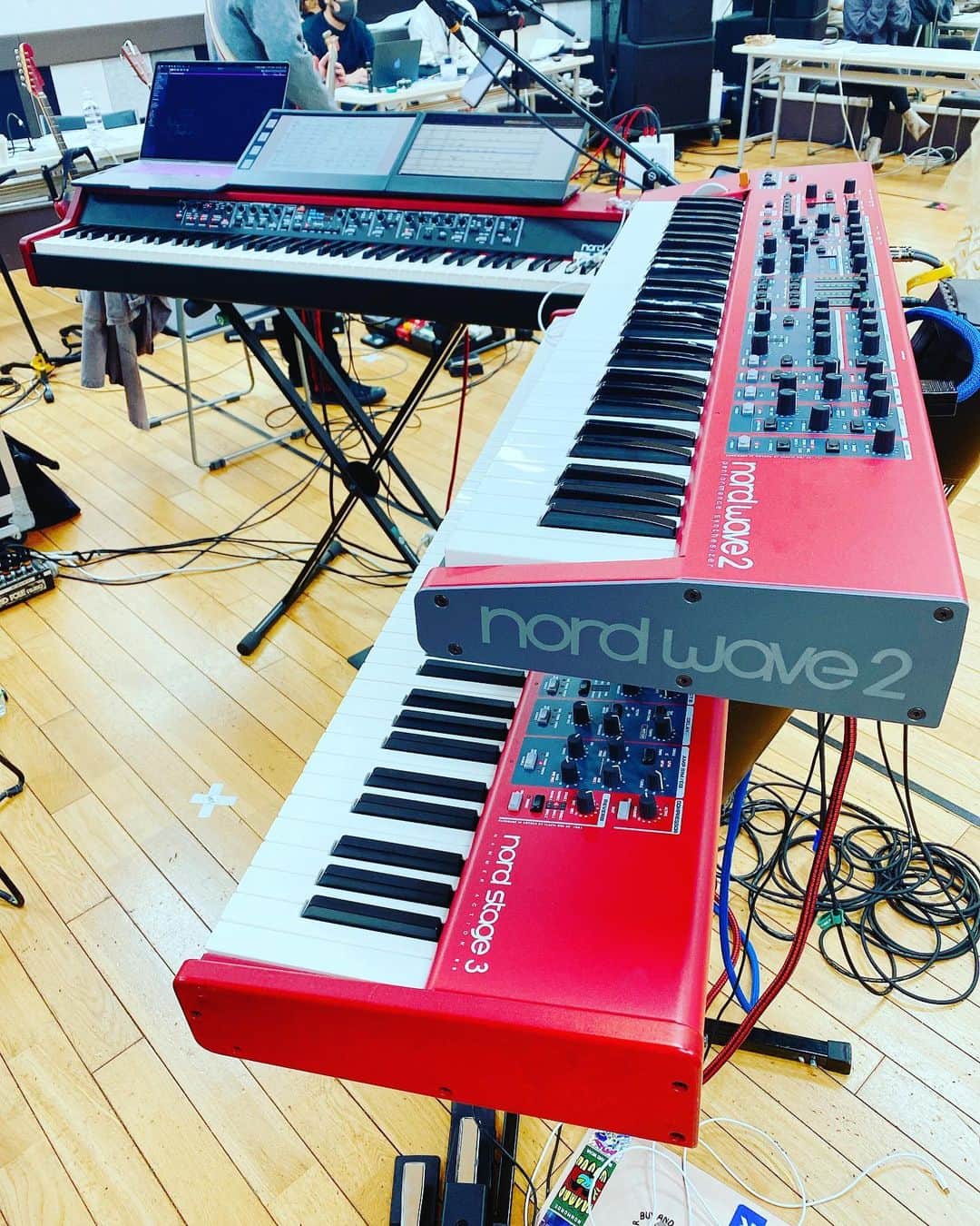 tokuのインスタグラム：「おリハ  #garnidelia #起死回生 #nordwave2 #nordstage3 #nordgrand」