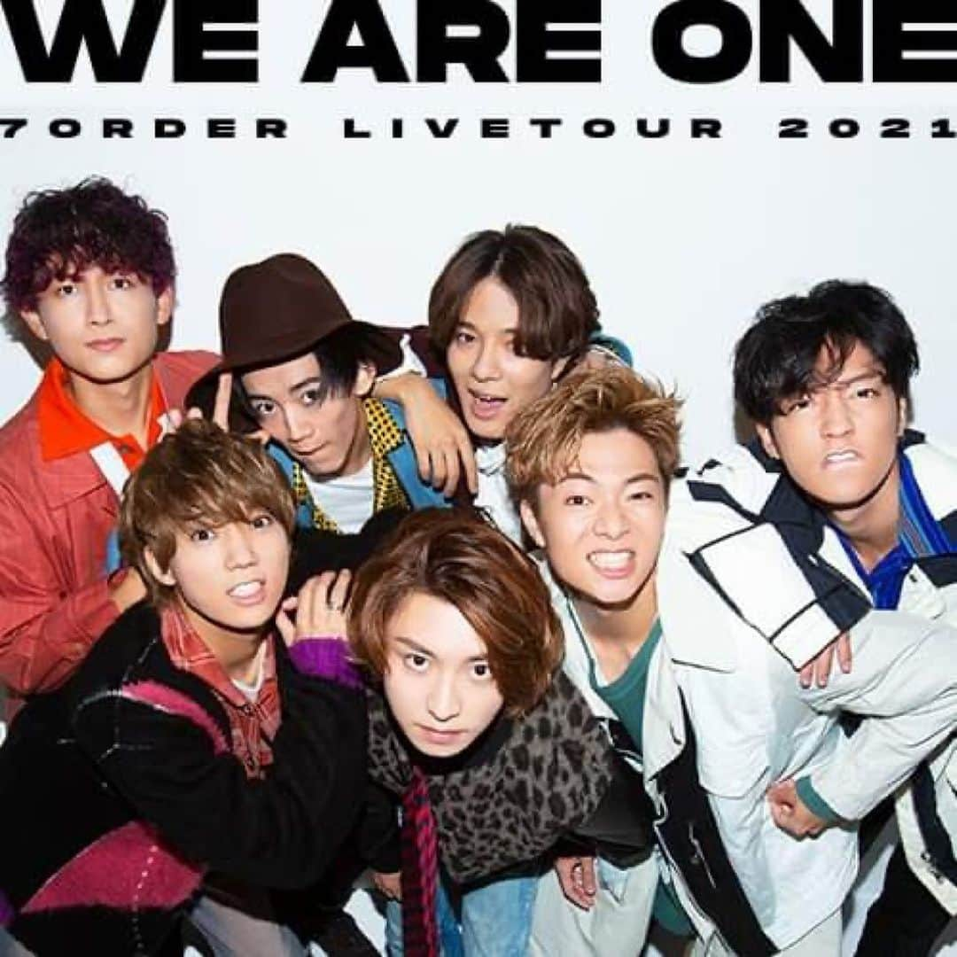 7ORDER projectさんのインスタグラム写真 - (7ORDER projectInstagram)「7ORDER LIVE TOUR 2021 "WE ARE ONE"  #7ORDER #SevenOrder」11月23日 18時21分 - 7order_project_official