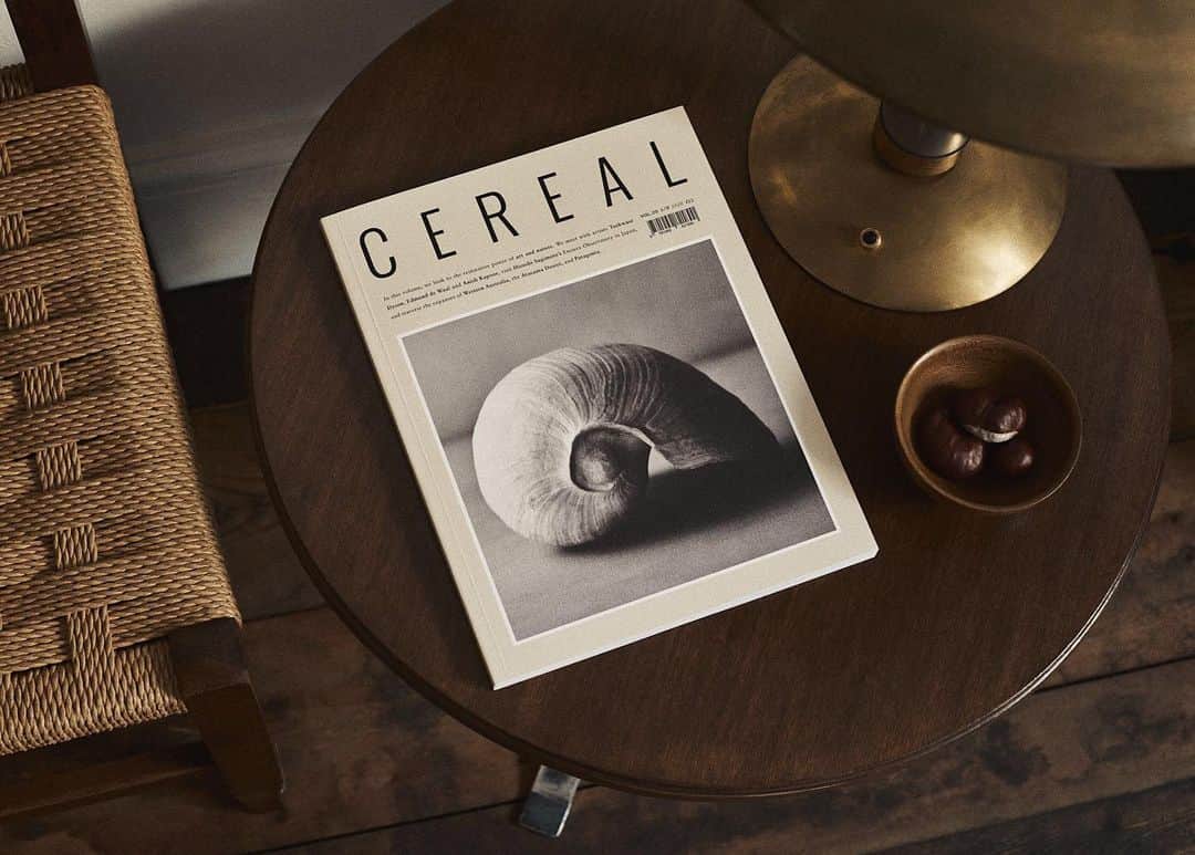 C E R E A Lのインスタグラム：「Introducing Cereal Volume 20.   In this volume, we look to the restorative power of art and nature. We meet with artists Torkwase Dyson, Edmund de Waal and Anish Kapoor, visit Hiroshi Sugimoto’s Enoura Observatory in Japan, and traverse the expanses of Western Australia, the Atacama Desert, and Patagonia.  Order a copy via the link in profile.」