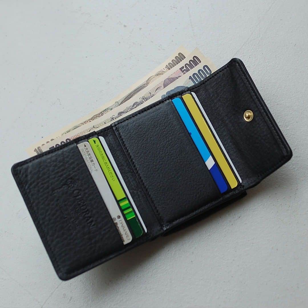 CLEDRAN_JAPANさんのインスタグラム写真 - (CLEDRAN_JAPANInstagram)「可愛いデザインを可愛いサイズで。もう鞄選びに悩みません  ANNE MINI PURSE WALLET 上品で柔らかなレザーの質感で人気の「ANNE」シリーズより、二つ折り財布に続きコンパクトな三つ折り財布の登場です。  仕切りだけではなく、切符やお守りを入れられるミニポケット付きの小銭入れは愛らしい口金式。 シンプルな一層式の紙幣スペースに、レギュラーカード+αが入る6ヶ所のカードポケット等、お財布としての仕事をしっかりと果たしてくれます。  小さめ鞄に、洋服のポケットに、鞄の中のポケットに気軽にイン！ 機能性と可愛さををギュッと詰め込んだ一品は、ギフトにもオススメです。  --------------------------- ＼配送&ラッピング無料！／ CLEDRAN online store @cledran_japan プロフィールページURL>LADIES>ONLINE STORE . ＼オリジナルマグカッププレゼント！／ CLEDRAN shop list 大阪本店 @cledran_osaka 東京店 @cledran_tokyo 名古屋ラシック店 @cledran_オリジナルlachic . *各実店舗、オンラインストアで在庫状況は異なります。 気になる商品はお店に足を運ぶ前に電話で確認するのがオススメ。 商品によってはお取り寄せやお取り置きも承っています。 -------------------------- . #cledran#クレドラン#Cledran_japan#日本製#madeinjapan#wallet#財布#革財布#leatherwallet#leather#ミニ財布#miniwallet#compactwallet#コンパクト財布#三つ折り財布#がま口財布#ギフト#gift」11月23日 20時00分 - cledran_japan