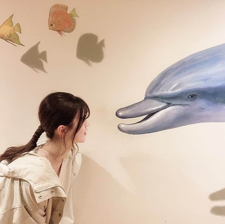 Dorothy Little Happyのインスタグラム：「🍀 * 昨日は楽しかったです！ イルカとも友達になった🐬♡  みなさん素敵な時間をありがとう .° . *」