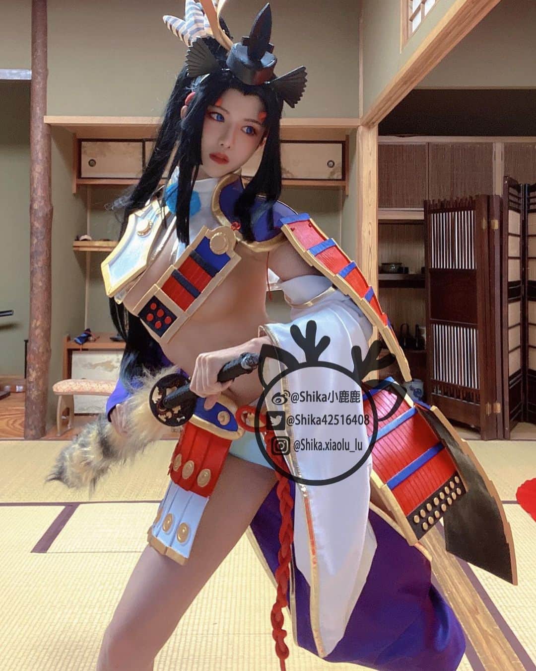 shikaのインスタグラム：「#fategrandorder #fgo #牛若丸 #コスプレ #コスプレイヤー #cosplay」