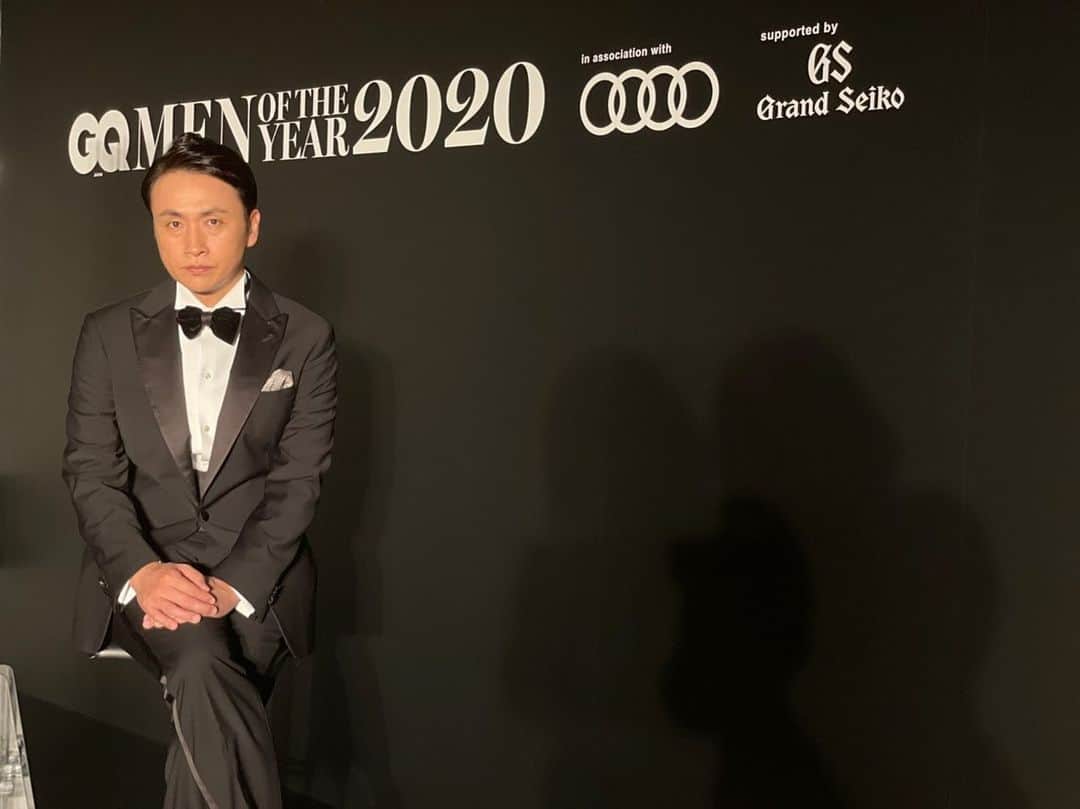 児嶋一哉のインスタグラム：「ご視聴ありがとうございました！ #gqmenoftheyear  #giorgioarmani」