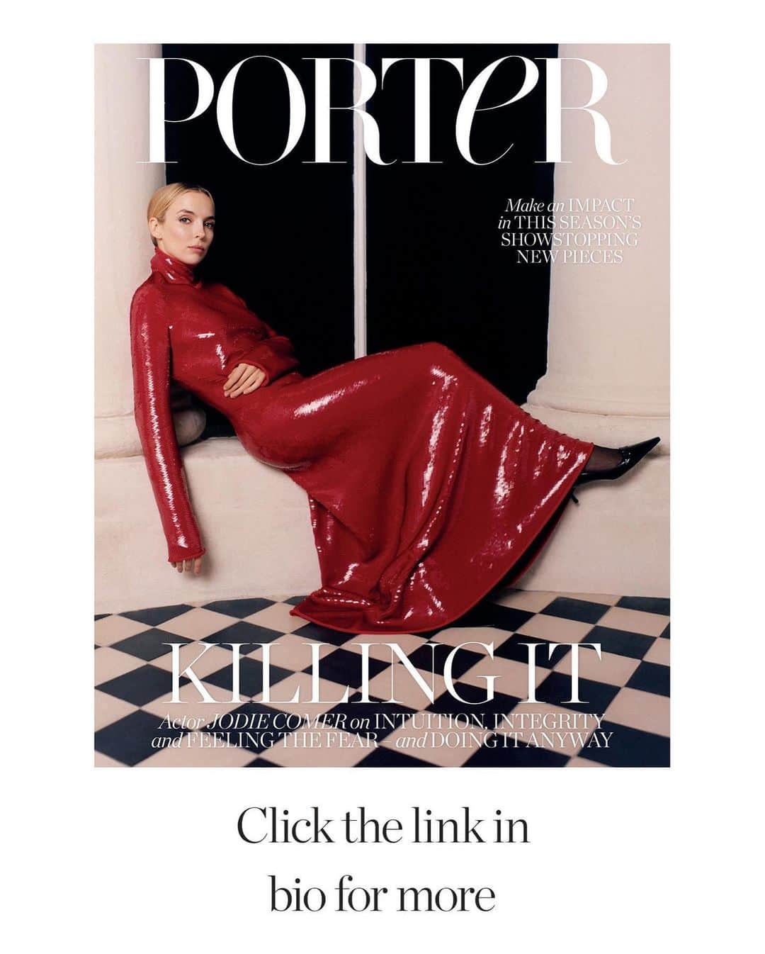 PORTER magazineさんのインスタグラム写真 - (PORTER magazineInstagram)「“What I try to do is just stay true to myself. Is there something that I haven’t explored yet? Because the thing about doing #KillingEve, or something like that, is that everyone has an opinion.” Modeling the season’s showstopping new pieces, actor @jodiemcomer talks to PORTER about intuition, integrity and feeling the fear – and doing it anyway. Read the interview and see the shoot at the link in bio.」11月23日 21時38分 - portermagazine