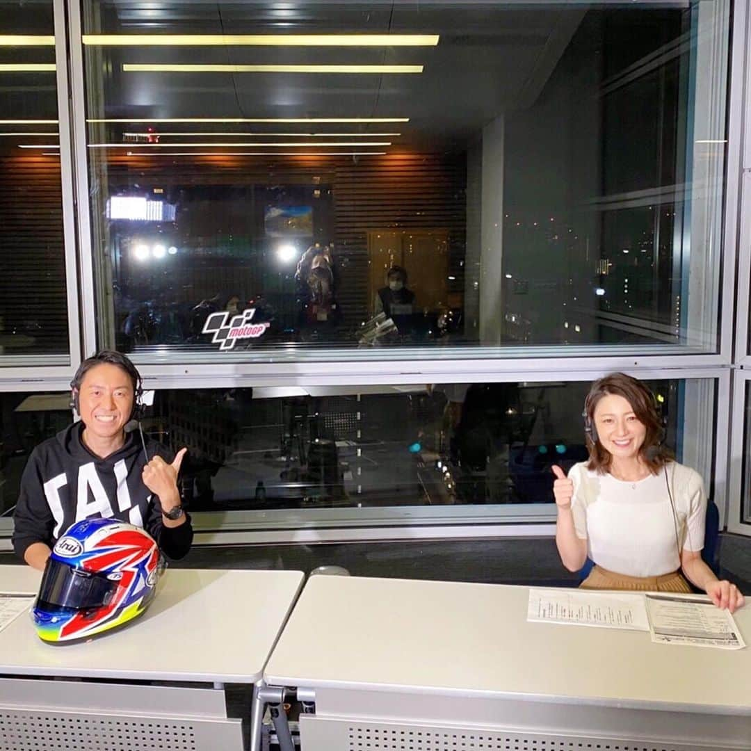 久野静香さんのインスタグラム写真 - (久野静香Instagram)「＊﻿ MotoGP最終戦　ポルトガルGP ﻿ 11月24日(火) 午前1時放送　BS日テレ﻿ ﻿ 念願のバイク班に加入！！﻿ まだまだ知識も浅く未熟者ですが…﻿ 好きなことが仕事になる幸せを感じています！﻿ 何卒よろしくお願い致します。﻿ ﻿ 初仕事ということで、﻿ BS日テレで放送されるMotoGPの番組に、﻿ 少しだけ出演させていただきました。﻿ ﻿ #MotoGP」11月23日 21時44分 - shizuka_kuno