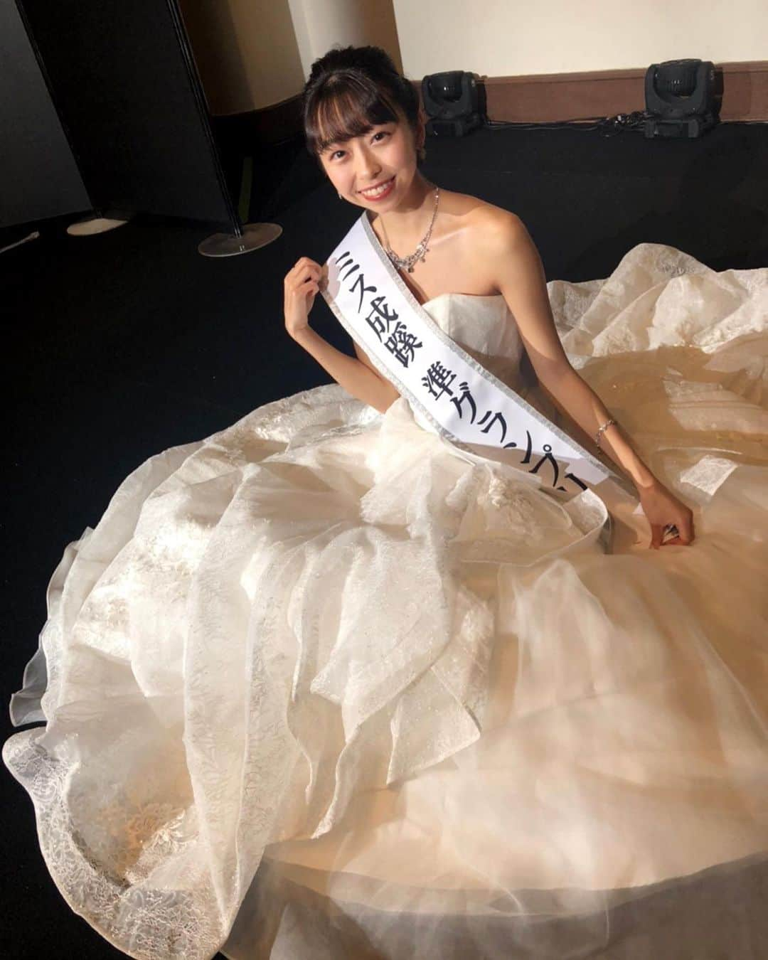 亀川萌絵子のインスタグラム：「✨ミス成蹊コンテスト2020✨﻿ ﻿ 💍準グランプリ💍﻿ ・スマ留賞﻿ ・ももプリンセス賞﻿ ・Arknail賞﻿  をいただくことができました！﻿ 皆様、たくさんの応援本当にありがとうございました😭﻿ ﻿ 読んでいただけると嬉しいです🐢﻿ かめちゃんず大好き！﻿ #ミス成蹊コンテスト」