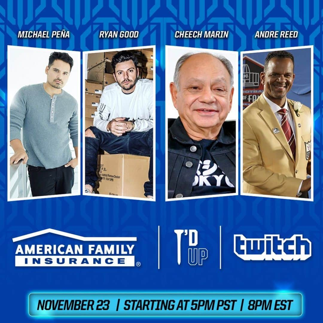 ホーリー・ソンダーズさんのインスタグラム写真 - (ホーリー・ソンダーズInstagram)「In ONE HOUR...this all-star celeb lineup will face off against each other on the @amfam T’d Up Invitational on @twitch! See you there 8pm ET/ 5pm PT」11月24日 9時04分 - holly.sonders