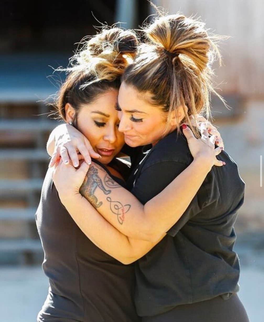 ディーナ・ニコール・コルテーゼのインスタグラム：「two peas in a pod ❤️  Happy birthday to my meatball !!! love you ❤️TO NICOLE..BIRTHDAYS and CHRIS 🥂 @snooki」