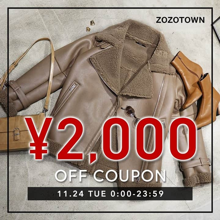 EMODAさんのインスタグラム写真 - (EMODAInstagram)「ㅤㅤㅤ ＼＼ZOZOTOWN￥2,000 OFF COUPON❤／／ ㅤㅤㅤ ただ今よりSTART📢 ㅤㅤㅤ EMODAのアイテムが2,000円OFFに‼ ㅤㅤㅤ #ZOZOTOWN 限定の特別クーポン発行中🙌  期間🕛：11/24(TUE) 0:00～23:59  ZOZOWEEKも開催中でイベント盛り沢山！ 是非、おトクなお買い物をお楽しみください❣️ ㅤㅤㅤ TOPのURLからチェック✔ ㅤㅤㅤ #EMODA」11月24日 0時01分 - emoda_official