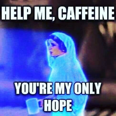 LAギアさんのインスタグラム写真 - (LAギアInstagram)「May your caffeine be plentiful today! ☕️ #mondays #pickmeup #princessleia #starwarsmemes #caffeineneeded」11月24日 0時44分 - lagear