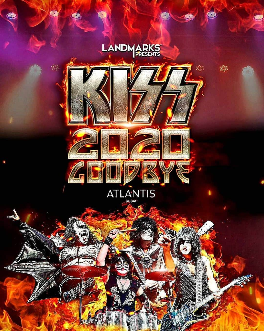 KISSさんのインスタグラム写真 - (KISSInstagram)「#KISS is bringing the 🔥 with the LARGEST live streaming event of the year as we light 2020 ON FIRE live on stage from @atlantisthepalm on New Year’s Eve. Get ready to #KISS2020Goodbye and BRING THE MUSIC BACK in true KISS fashion 🤘   Visit Kiss2020goodbye.com   #KISS #KISSARMYROCKS #kissbandfans #kissbandforever #KISSARMY #kissnation #2020 #NYE #bringmusicback #atlantisdubai #newyearseve」11月24日 1時42分 - kissonline